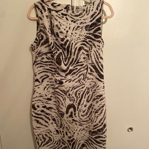 Zebra print dress